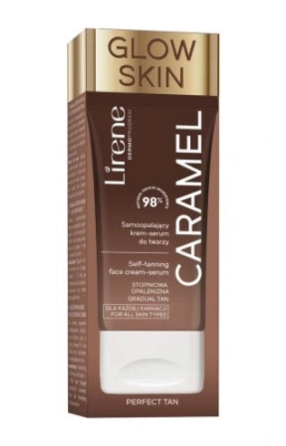 LIRENE - Lirene Perfect Tan Selbstbräunendes Gesichtscreme-Serum Carmel, 50 ml
