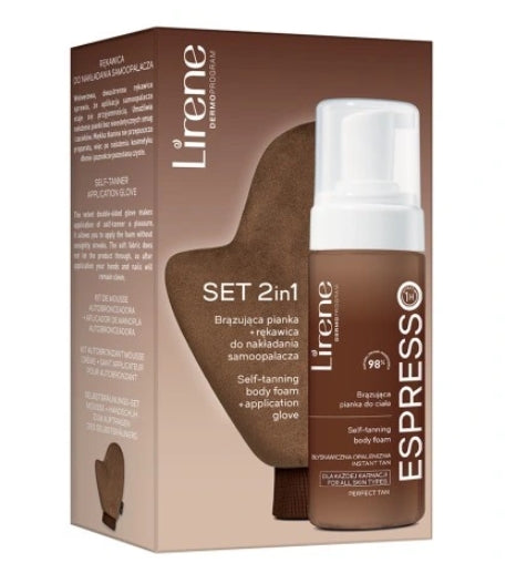 LIRENE - Lirene Perfect Tan 2 in1 Bräunungsschaum 150 ml + Handschuh