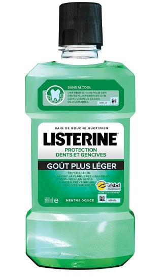 LISTERINE - Listerine, Schutz von Zähnen und Zahnfleisch Mundwasser, 500 ml