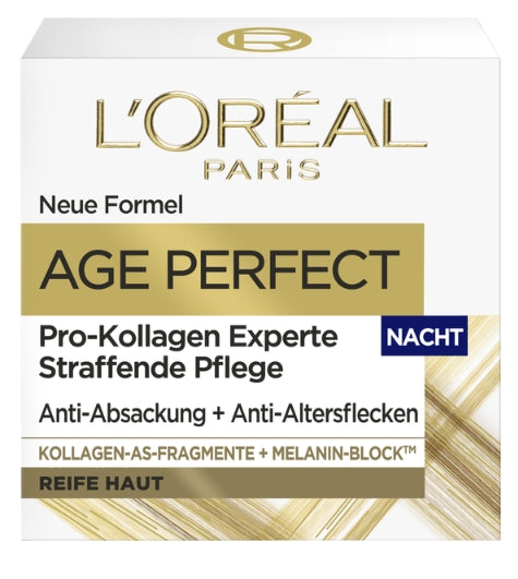 LOREAL PARIS - Loreal, Age Perfect Pro-Collagen Expert, Nachtcreme, 50 ml