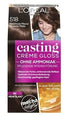 LOREAL PARIS - Loreal, Casting Creme Gloss, Haarfärbemittel, Farbton 518 Haselnuss-Mokka, 1 Stück