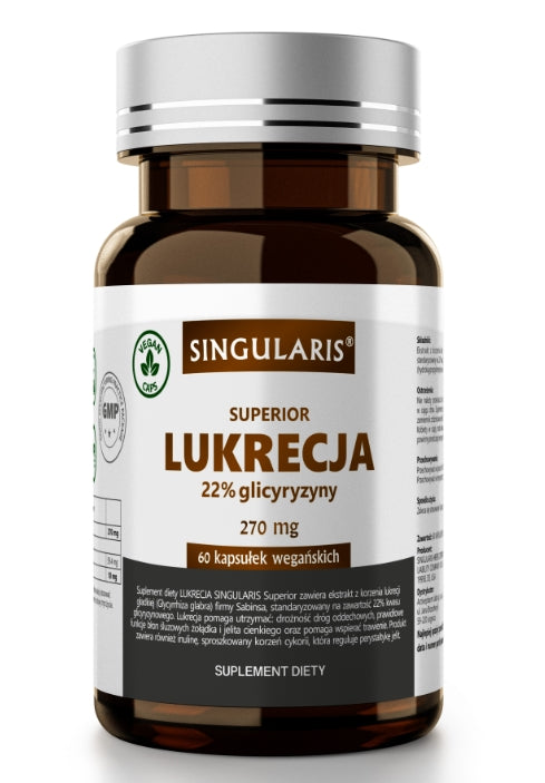 SINGULARIS - Singularis Lakritze 22 % Glycyrrhizin 270 mg, 60 Kapseln