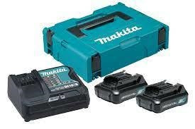 MAKITA POWER SET 12V 2x1,5Ah (BL1016x2+DC10SB) MAKPAC