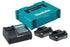 MAKITA POWER SET 12V 2x1,5Ah (BL1016x2+DC10SB) MAKPAC