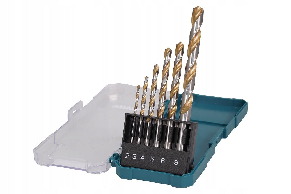 MAKITA HSS-G METALLBOHRER BOHRER-SET 6-tlg. 2/3/4/5/6/8 mm
