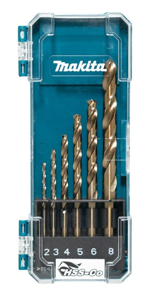 MAKITA BOHRER-SET FÜR METALLHSS-CO 6-tlg.
