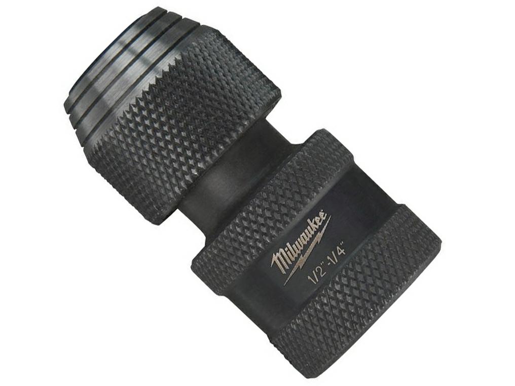 MILWAUKEE IMPACT ADAPTER HEX 1/2" x SQUARE 1/4"