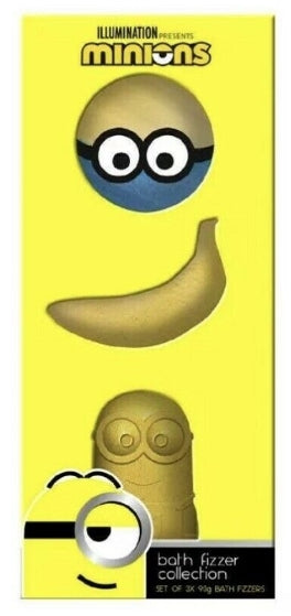 MINIONS - Minions Bath Fizzer Badebombe, 3 x 90g