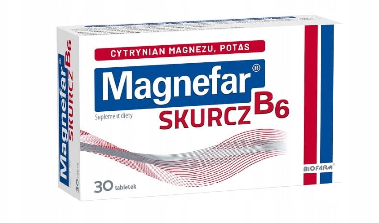BIOFARM - Magnefar B6 Spasm, 30 Tabletten