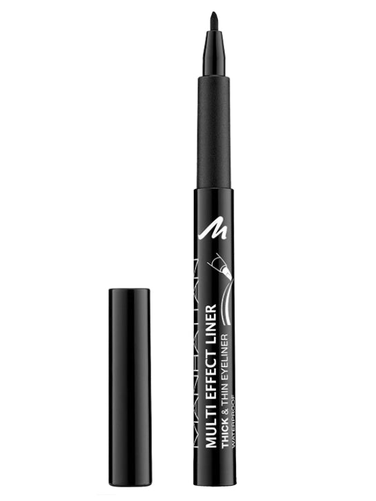 MANHATTAN - Manhattan, Multi Effect Liner, Eyeliner, schwarze Farbe 001, 1ml