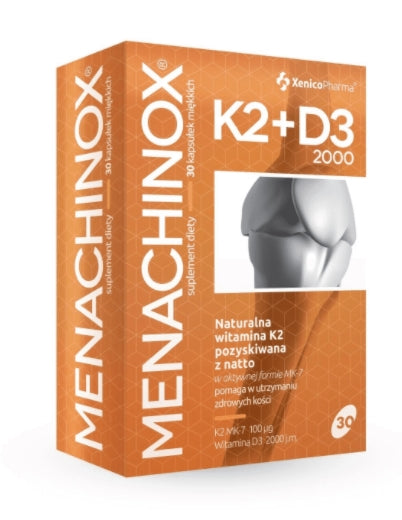 XENICO PHARMA - Menachinox K2 + D3 2000, 30 Kapseln