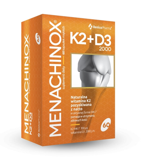 XENICO PHARMA - Menachinox K2 + D3 2000, 60 Kapseln