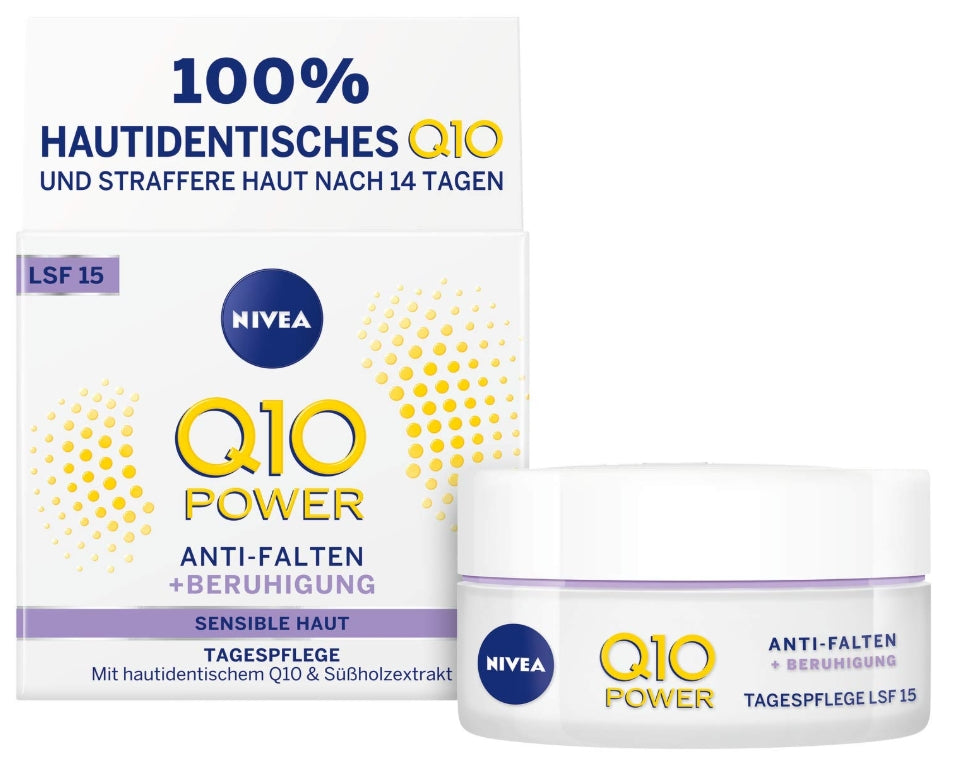 NIVEA - Nivea, Anti-Falten-Tagescreme mit Q10, LSF 15, 50 ml