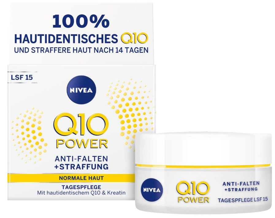 NIVEA - Nivea, Anti-Falten-Nachtcreme mit Q10, LSF 15, 50 ml
