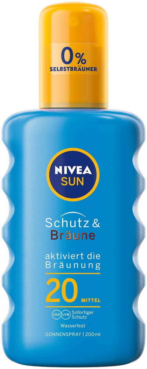 NIVEA - Nivea Sun, Sonnenschutzspray, LSF 20, 200 ml