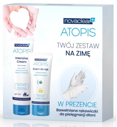 EQUALAN PHARMA - Novaclear Atopis, Gesichtscreme 50 ml + Gesichts-, Körper- und Handcreme 100 ml