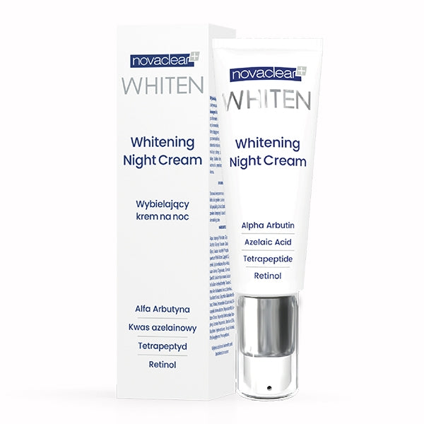 EQUALAN PHARMA - Novaclear Whiten Nachtcreme zur Reduzierung von Verfärbungen, 50 ml