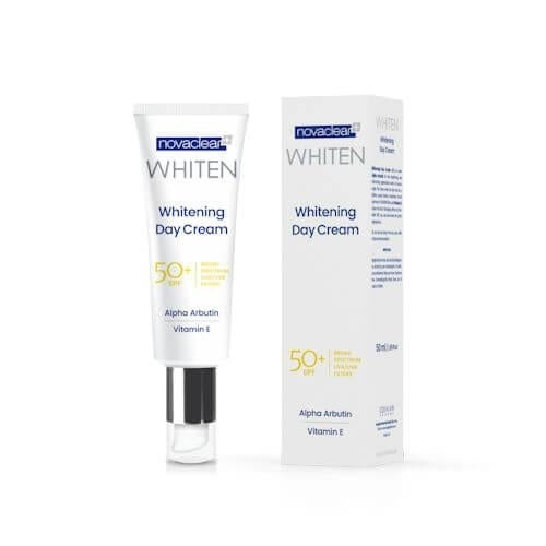 EQUALAN PHARMA - Novaclear Whiten Tagescreme zur Reduzierung von Verfärbungen LSF 50+ 50 ml