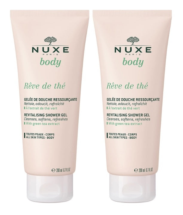 NUXE - Nuxe Body Reve de Thé, revitalisierendes Duschgel, 2 x 200 ml