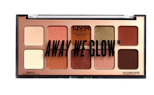 NYX - NYX, Lidschattenpalette, Away We Glow, 02 Hooked on Glow, 10 g
