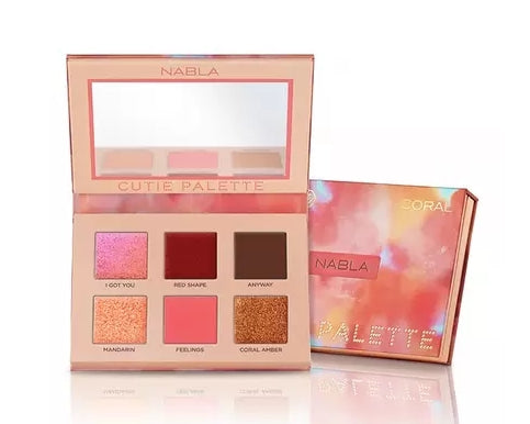NABLA - Nabla, Lidschatten-Palette, Cutie-Palette, Koralle, 8,5 g