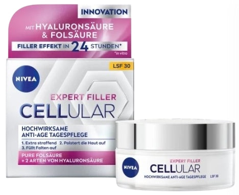 NIVEA - Nivea, Cellular, Creme mit Gesichtsfilter LSF 30, 50ml