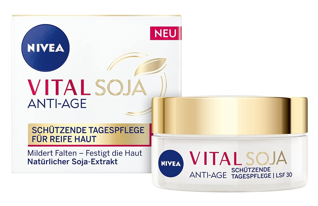 NIVEA - Nivea, Tagescreme mit Sojaextrakt, LSF 30, 50 ml