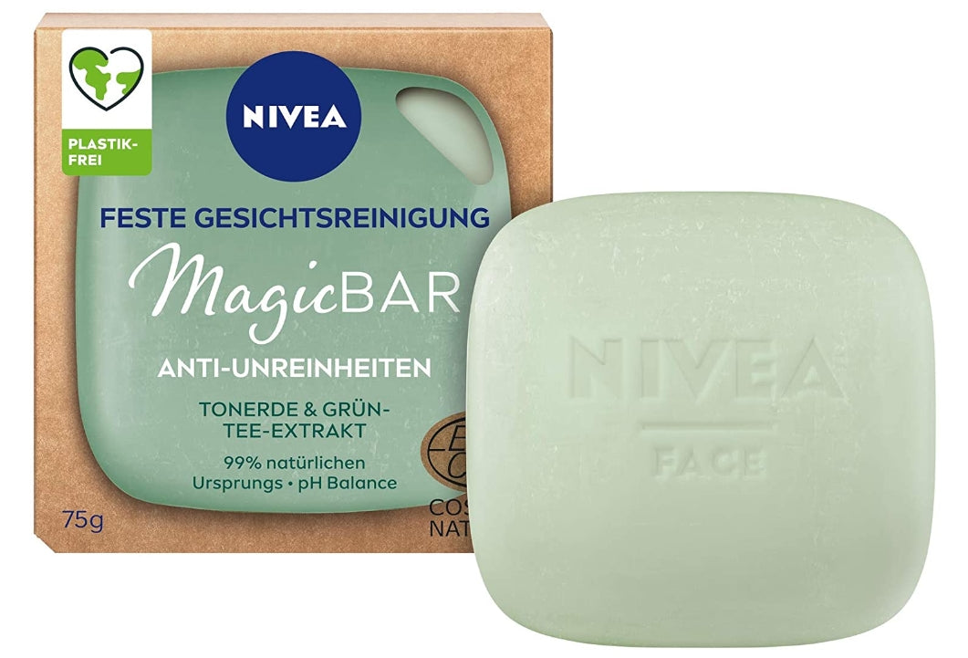 NIVEA - Nivea, MagicBar Anti Unreinheit, Gesichtsreinigungsriegel, 75g