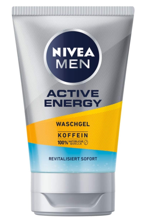 NIVEA - Nivea Men, Active Energy, Reinigungsgel mit Koffein, 100 ml