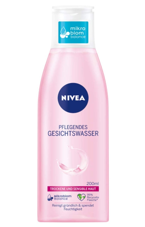NIVEA - Nivea, Pflegendes Gesichtswasser für trockene und empfindliche Haut, 200 ml