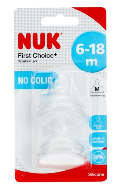 NUK - Nuk, Sauger Silikon, Schnuller M, 2 Stück
