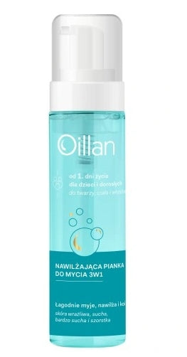 OCEANIC - Oillan Prebiotic Foam 3in1 zum Waschen von Körper und Haar, 200 ml