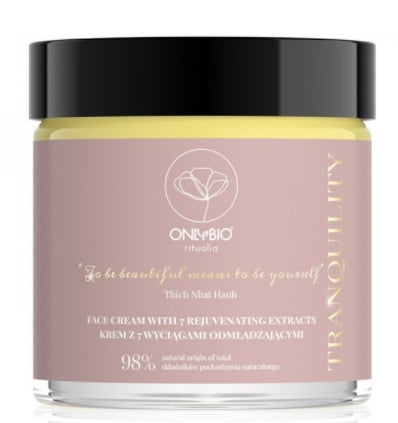 ONLYBIO LIFE - Onlybio, Gesichtscreme mit 7 verjüngenden Extrakten, 50 ml