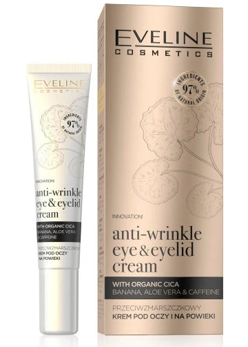 EVELINE COSMETICS - Eveline, Organic Gold Anti-Falten-Augen- und Augenlidcreme, 20 ml