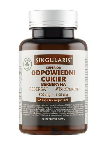 SINGULARIS - Singularis Geeigneter Berberinzucker, 60 Kapseln