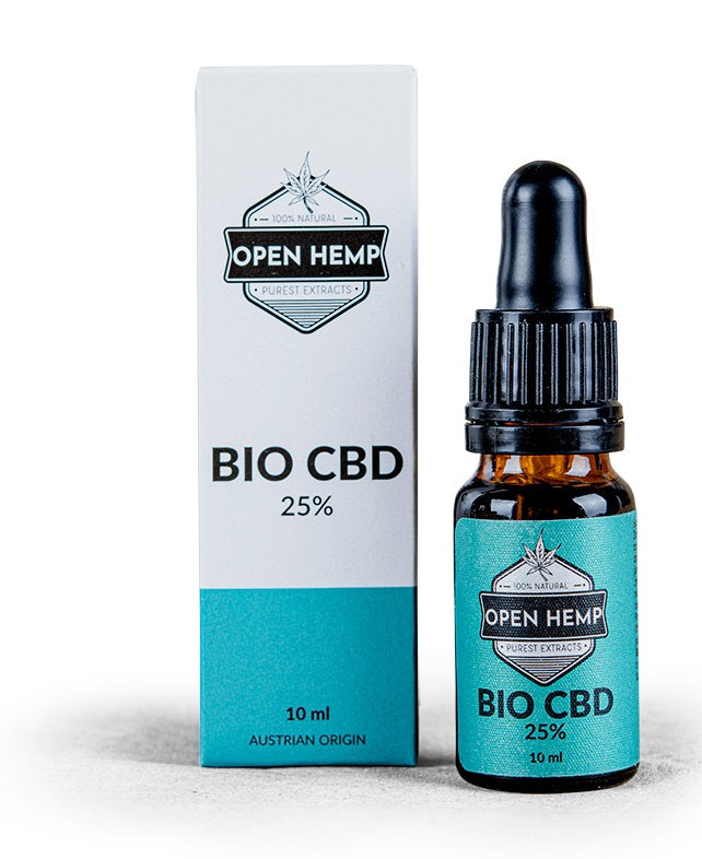 BIO GLOBAL - Offener Hanf, BIO-CBD-Öl 25 %, 10 ml