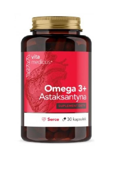 HERBAMEDICUS - VitaMedicus Omega 3 + Astaxanthin Herz, 30 Kapseln
