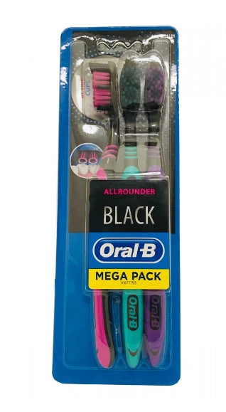 ORAL-B - Oral-B, All Rounder, Zahnbürsten, 3 Stück