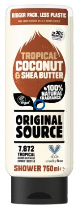 ORIGINAL SOURCE - Originalquelle, Kokosnuss &amp; Sheabutter, Duschgel, 250ml