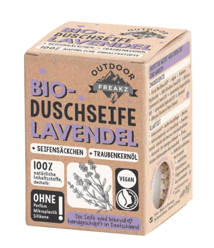 OUTDOOR FREAKZ - Outdoor Freakz, Lavendel-Duschseife, 100g