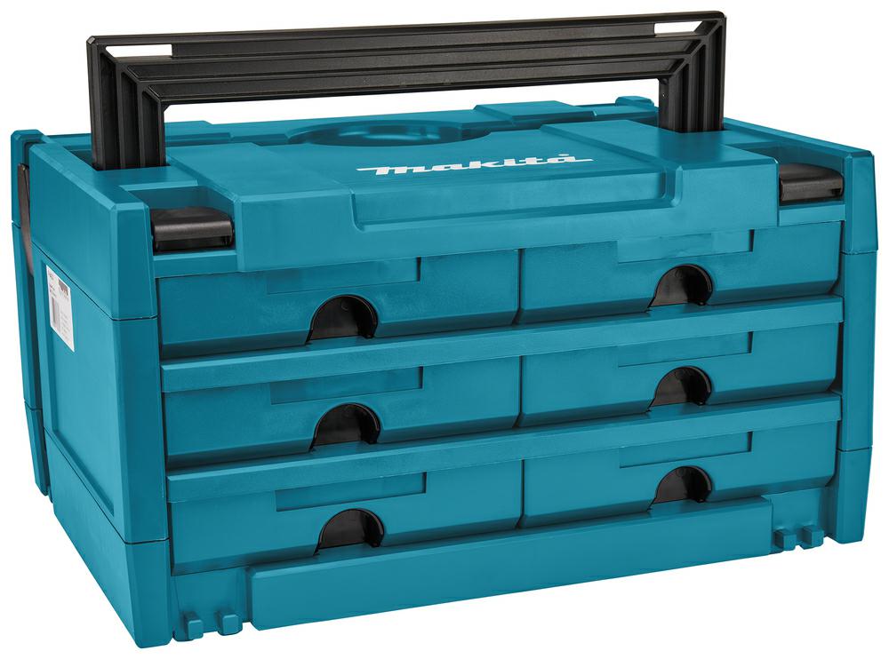 MAKITA MAKPAC KOFFER MIT SCHUBLADEN (3x2)