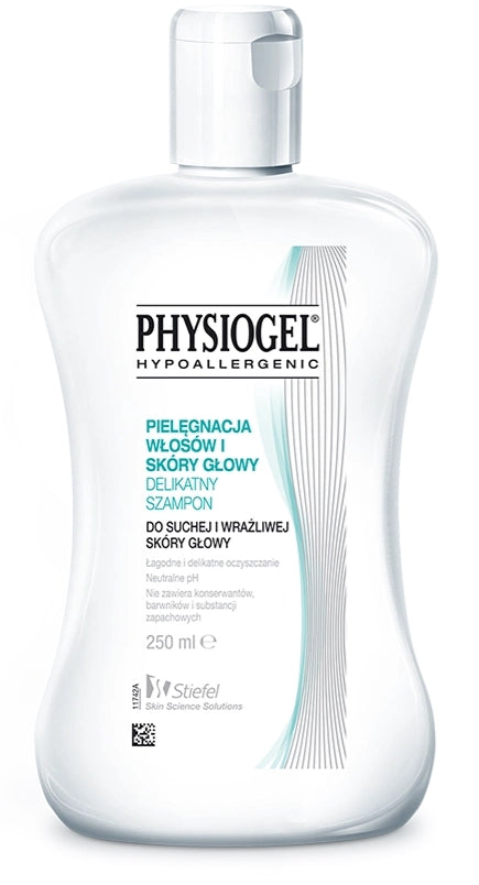 ARISTO PHARMA - Physiogel Hypoallergenes sanftes Shampoo für trockene und empfindliche Kopfhaut, 250 ml