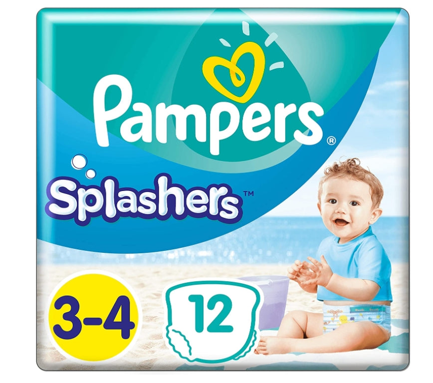 PAMPERS - Pampers, Wasserdichte Windeln, Größe 3-4, 12 Stück