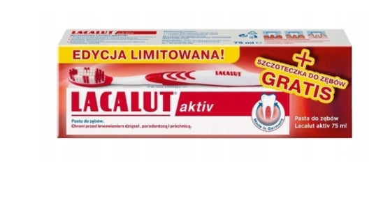 LACALUT - Lacalut Activ, Zahnpasta, 75 ml + Zahnbürste