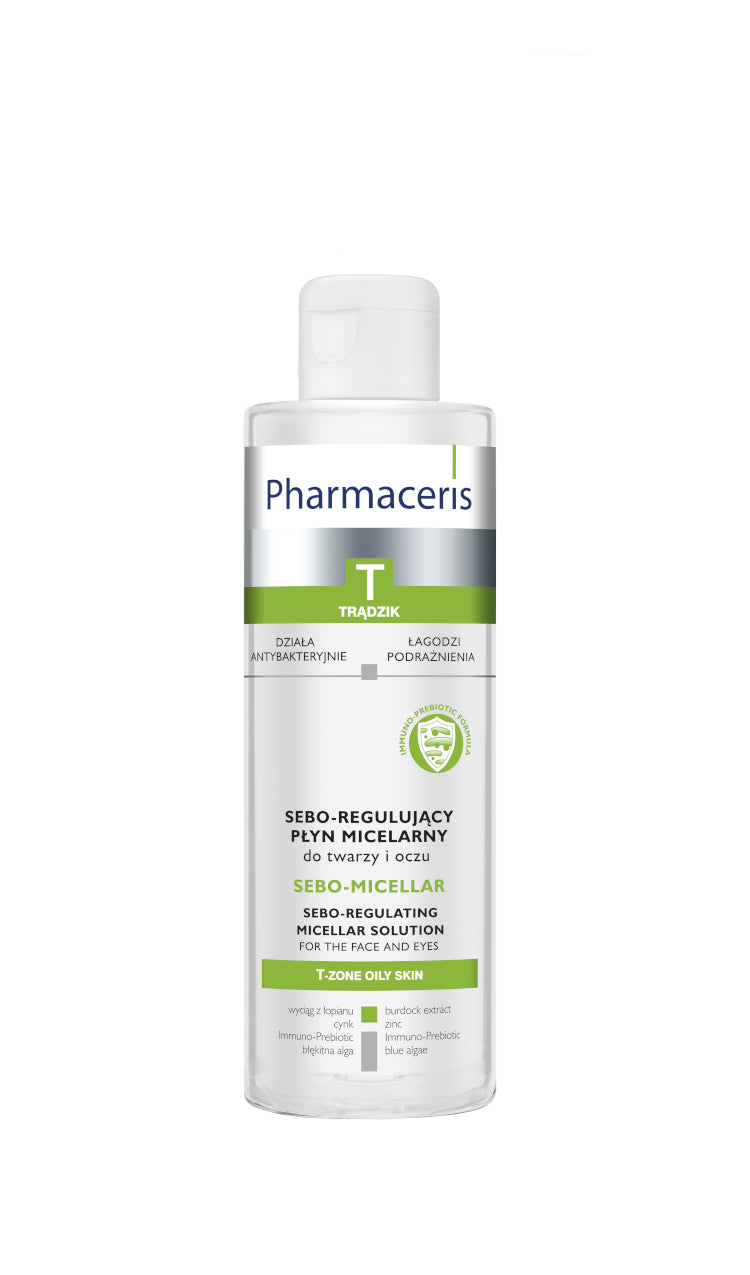 DR IRENA ERIS - Pharmaceris T Sebo-Micellar Mizellenflüssigkeit zur Gesichtsreinigung und Make-up-Entfernung 200 ml