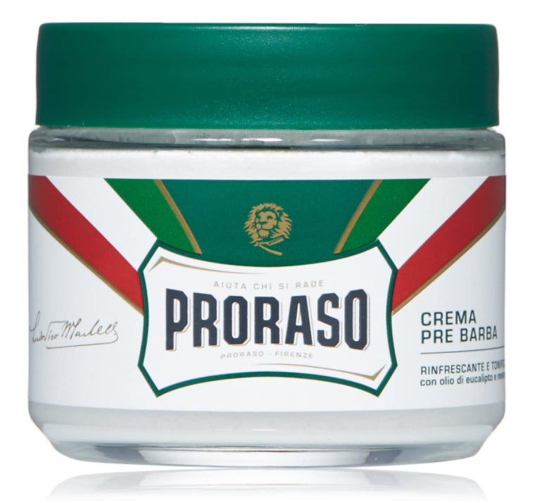 PRORASO - Proraso, Erfrischende und tonisierende Pre-Shave-Creme, 100 ml