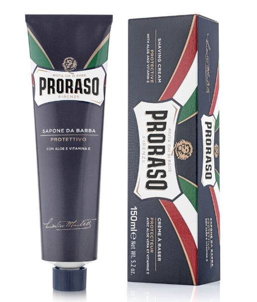 PRORASO - Proraso Protective Aloe Rasiercreme in der Tube, 150 ml