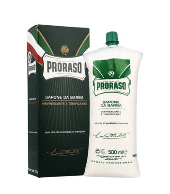 PRORASO - Proraso Refresh Eucalyptus Rasiercreme in der Tube, 500 ml