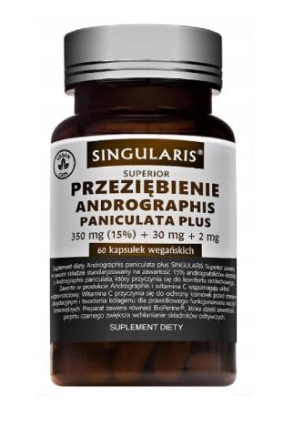 SINGULARIS - Singularis Cold Andrographis Paniculata Plus 350 mg (15 %) + 30 mg + 2 mg, 60 Kapseln