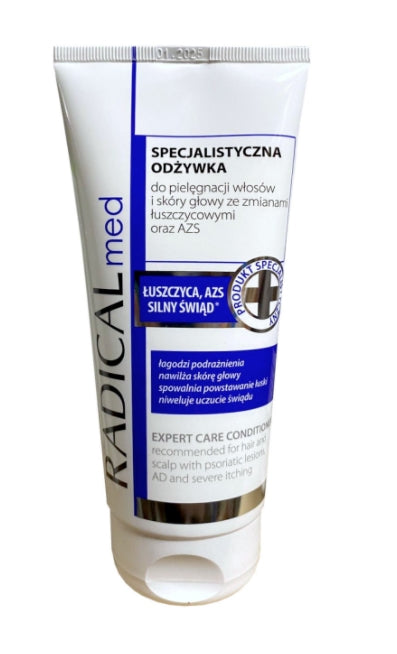 IDEEPHARM - Radical MED, Conditioner zur Haar- und Kopfhautpflege bei Psoriasis-Läsionen und atopischer Dermatitis, 200 ml